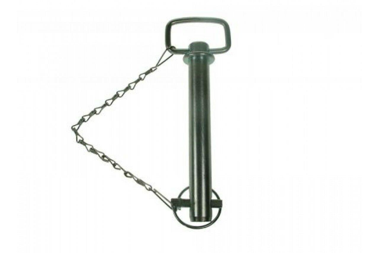 Drop Handle Tow Hitch Pin With Linch Pin & Chain 16Mm X 165Mm Maypole Mp44341B - Mid-Ulster Rotating Electrics Ltd
