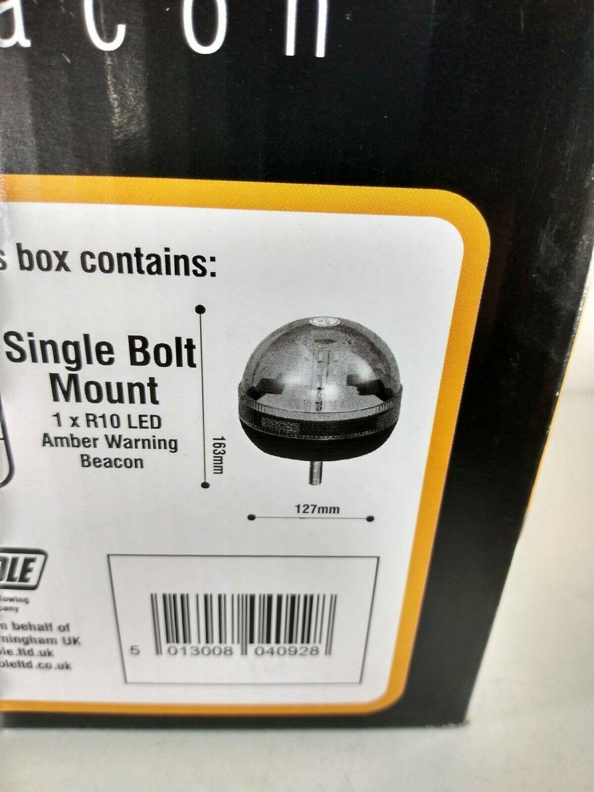 Led Recovery Beacon Multi Function Flasher Bolt Mount Maypole 12V/24V Mp4092 - Mid-Ulster Rotating Electrics Ltd