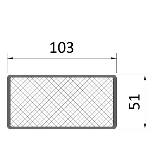 2 X Front Clear Stick On Reflector Trailer Horsebox Rectangle Maypole MP8856SSBx2