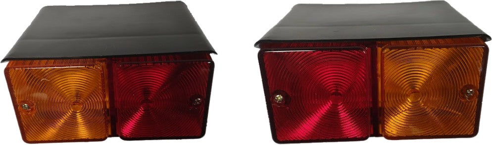 1 x Pair Rear Multifunction Indicator Position Side Brake Lamps Ford Tractor QTP4200