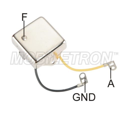 12V Regulator To Fit Lucas Alternator Lra100 Acr Ford Massey Mob 130637 Vr-Lc100