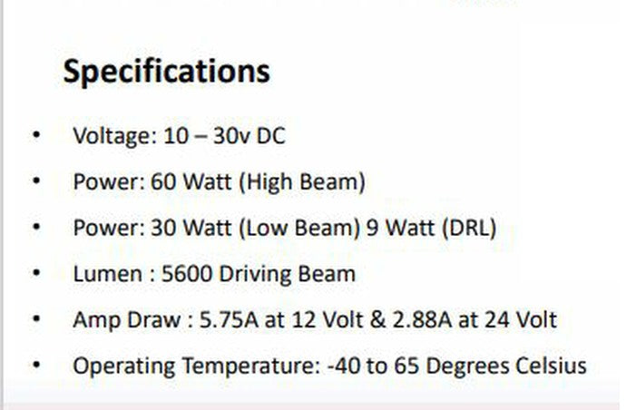 1 x Jumbo / Rugby Ball Shaped Led Driving Light To Suit Trucks / Lorries 12v or 24v LED GLOBAL LG818