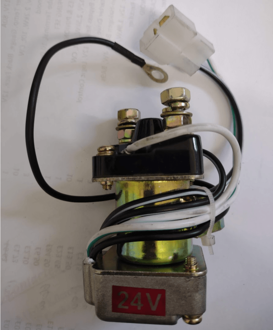 Starter Motor Solenoid Relay Safety Switch Fits Nikko 24V 2 Pin Plug SND7010 - Mid-Ulster Rotating Electrics Ltd