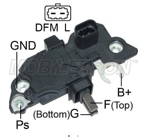 12V Bosch Type Alternator Voltage Regulator Brush Box Vauxhall Saab Mob Vr-B160