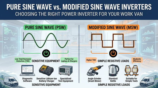 Pure vs. Modified Sine Wave: Which Inverter Does Your Work Van Need?