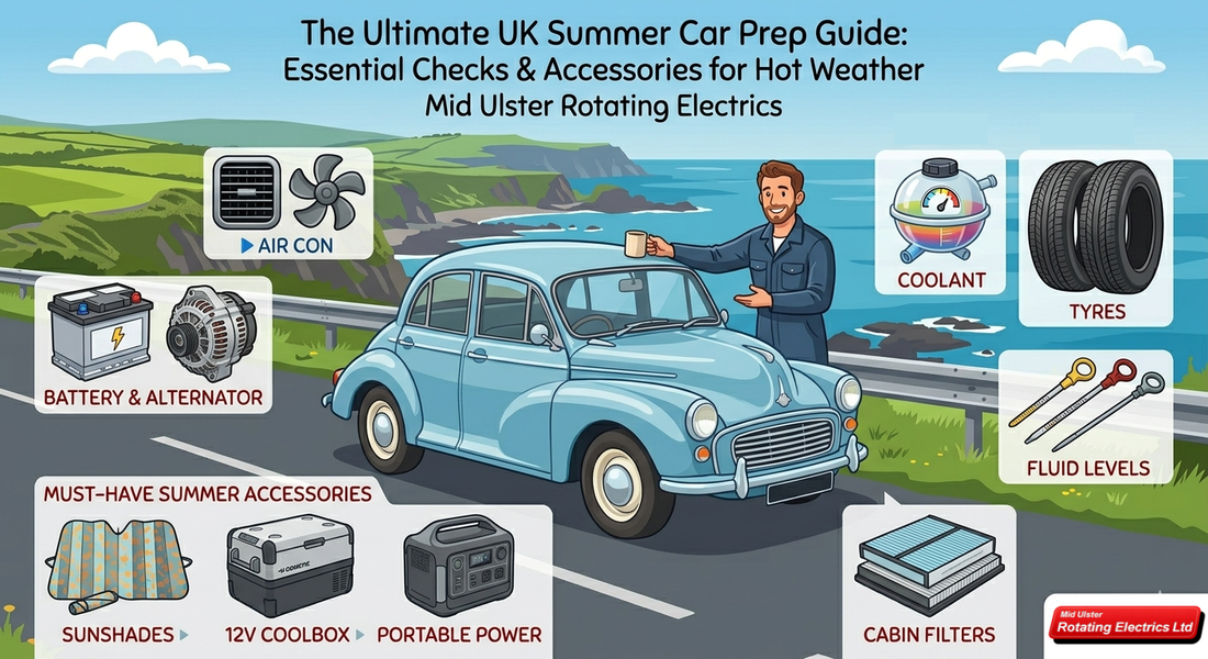 The Ultimate UK Summer Car Prep Guide: Essential Checks & Accessories for Hot Weather