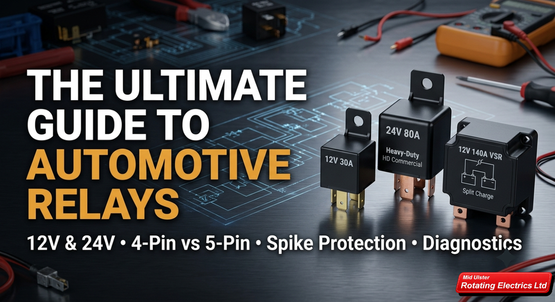 The Ultimate Guide to Automotive Relays: 12V, 24V, Pins & Protection Explained