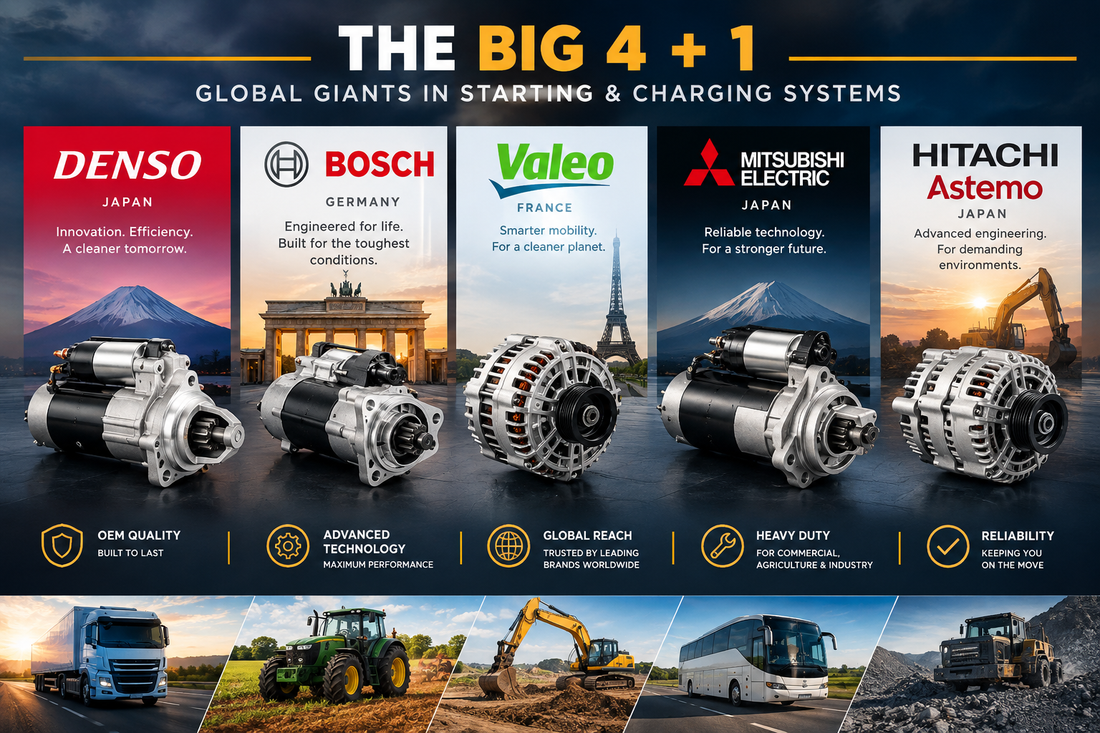 "The Big 4" + 1 Starter & Alternator Manufacturers: OEM Quality vs Aftermarket Reality