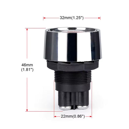 12V 24V Engine Start Red Illuminated Momentary Push Ignition Button 50A On Off MURE IGNPB1