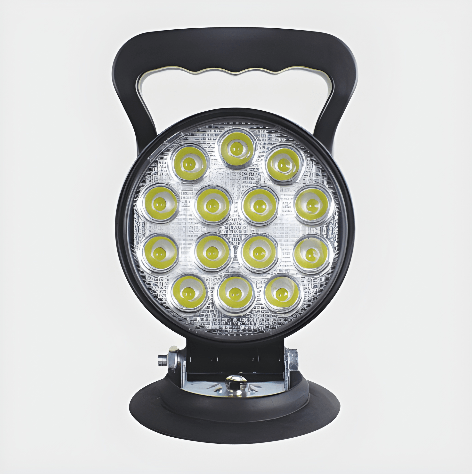 Guardian WL100M LED work light with 15 high-power LEDs and integrated carrying handle on a magnetic suction base.
