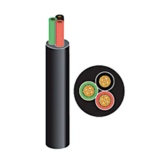 100M Reel 14 Amp 3 Core Trailer 12V 24V Replaces Automarine Thin Wall Car Cable Wire Mure ATW03/03.100
