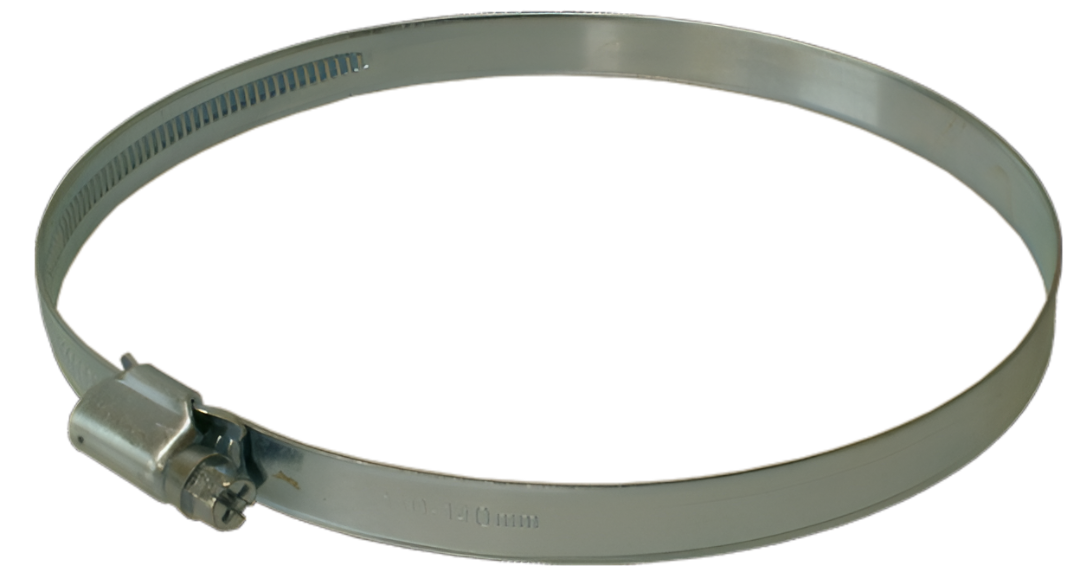 1x 110-140mm Hose Clip - Worm Drive, Zinc Plated CurrentCare 06-MSE