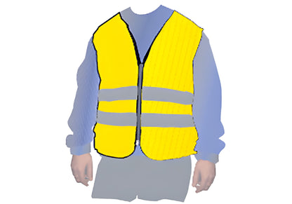 Hi Vis Waistcoat Yellow X Large 44-50" 113-125Cm Chest Xl Washable Maypole MP119