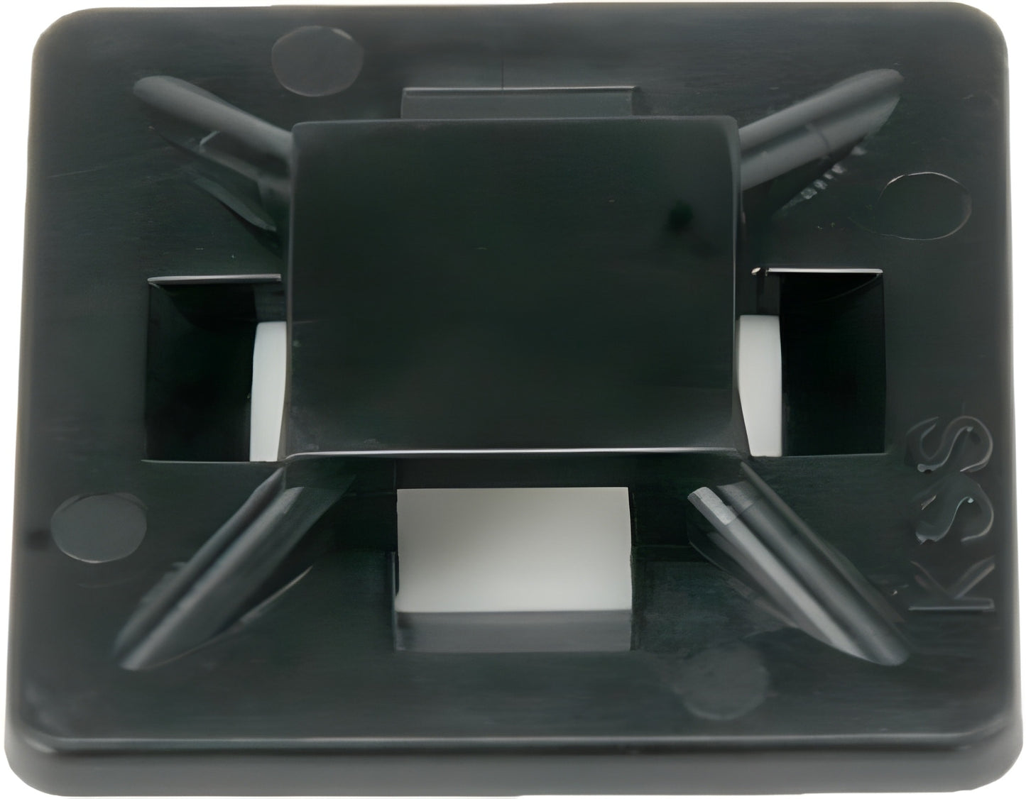 25X Cable Tie Mount Nylon Clips Black Square Wire Cable Tidy Hc-Cargo 191960