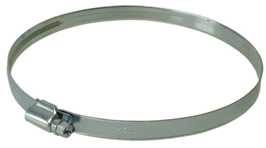 1x 125-150mm Hose Clip - Worm Drive, Zinc Plated CurrentCare 6X-MSE