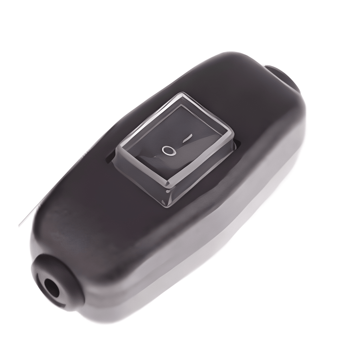 MURE 12V 24V inline waterproof black plastic cords witch with an on off 2 pin design