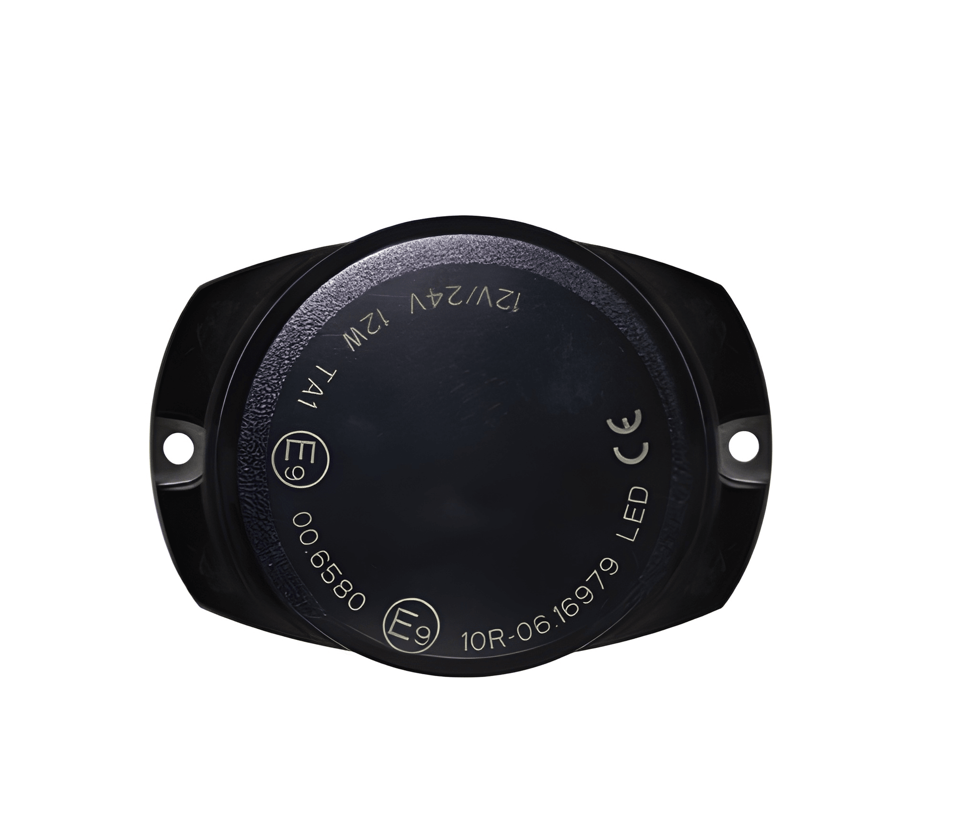 Underneath view of the 2-bolt fixing base and wiring for the Guardian AMB824 synchronisable LED beacon.