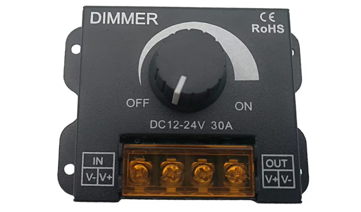 12V 24V DC 30A Heavy Duty Manual LED Light Dimmer Switch PWM Controller MURE LEDDIM