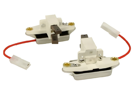 alternator regulators on awhite background 