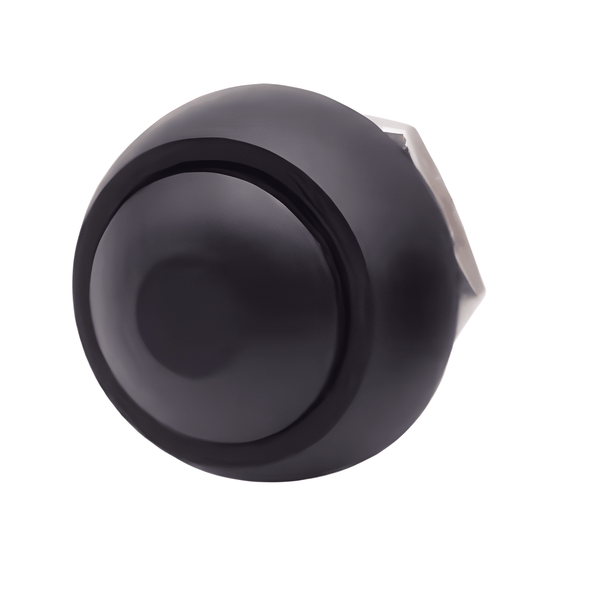 Small 12mm black plastic momentary push button switch round head MURE K5893B model for ON OFF functions