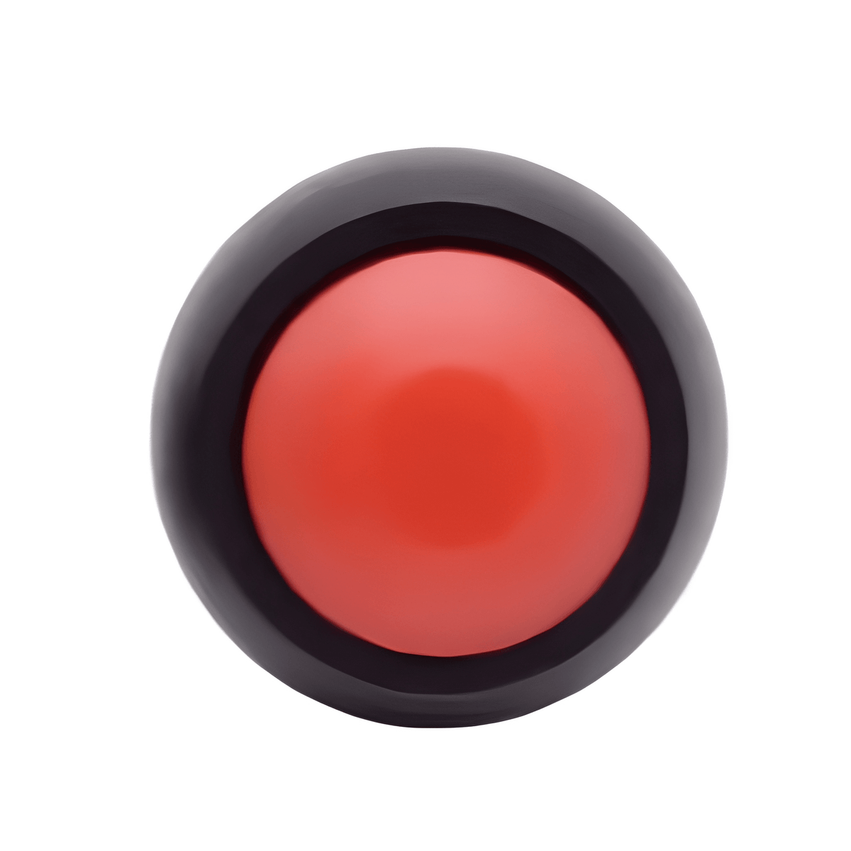 Small 12mm red plastic round head momentary push button switch K5893R by MURE for 12V 24V systems