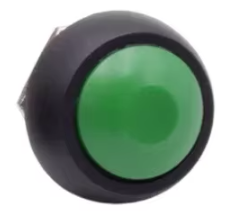 12mm Small Green Plastic Push Button Round Head ON OFF Momentary Switch 2 Pin MURE K5893GR