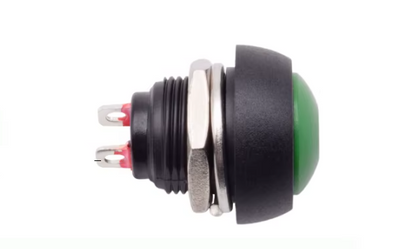 12mm Small Green Plastic Push Button Round Head ON OFF Momentary Switch 2 Pin MURE K5893GR