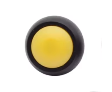 12mm Small Yellow Plastic Push Button Round Head ON OFF Momentary Switch 2 Pin MURE K5893YL