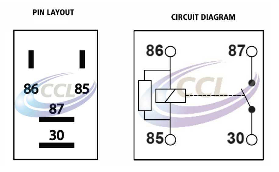 4 Pin Normally Open Relay Micro Mini 12V With Resistor RLY1317 CurrentCare 13-017