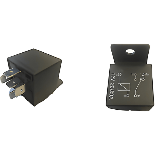 5 Pin Change Over Relay On / On Switch 12V 20A / 30A With Bracket Robinson Ed006
