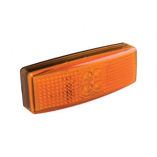 12V 24V LED AUTOLAMPS FRONT OUTLINE MARKER LAMP AMBER  Surface Mounted  DUAL VOLTAGE IP67 1490AM