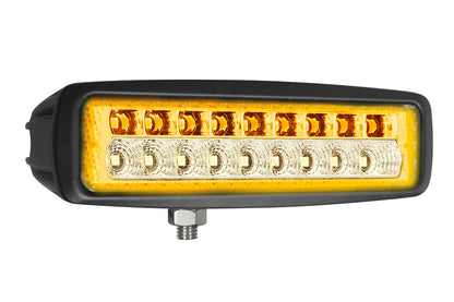10 to 30 Volt LED Work Light With Amber Warning Srobe Gaurdian Automotive LB11