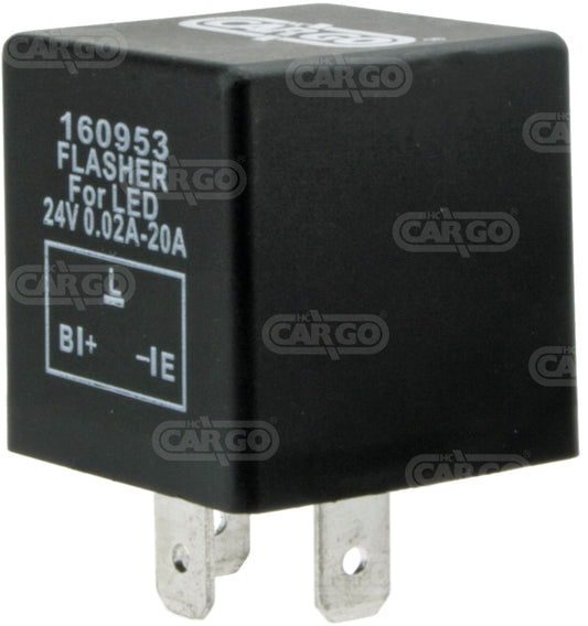 3 Pin Flasher Unit Relay Indicators 24V For Led Light Turn Signal Cargo 160953