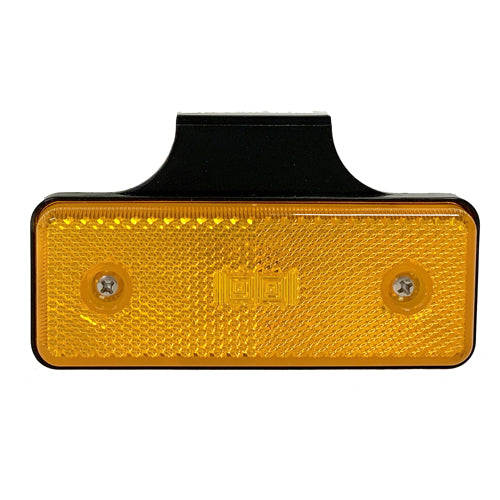 Maypole 12/24V LED Slimline Side Amber Marker Lamp E Approved with mounting bracket MP1685B