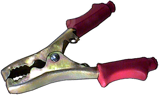 Battery Jump Lead Charger Crocodile Clamp Hd Red Connector Length 75mm Cargo 192191