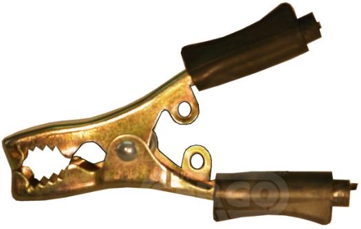 Battery Jump Lead Charger Crocodile Clamp Hd Black Connector Length 75mm Cargo 192192