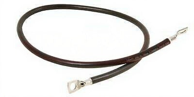 Battery Lead Black 16Mm Squared 760Mm Long Earth Cable M8 Eye Wood Auto Bal1005B - Mid-Ulster Rotating Electrics Ltd