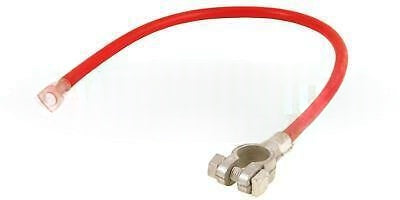 BATTERY LEAD RED 16MM 450MM LONG POSITIVE CABLE M8 EYE BAL1102R WOOD AUTO - Mid-Ulster Rotating Electrics Ltd