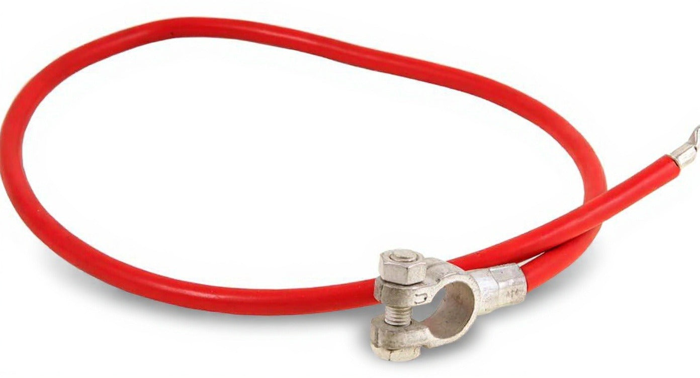 Battery Lead 30" X M8 110 Amp 16mm² Terminal Positive Cable Wood Auto Bal1104R - Mid-Ulster Rotating Electrics Ltd