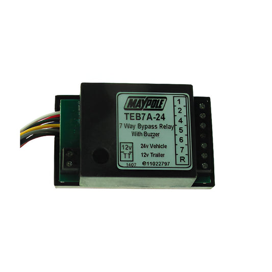7 Way Bypass Relay – 24V to 12V Reducer For Lorries UK Made Maypole MP3879B