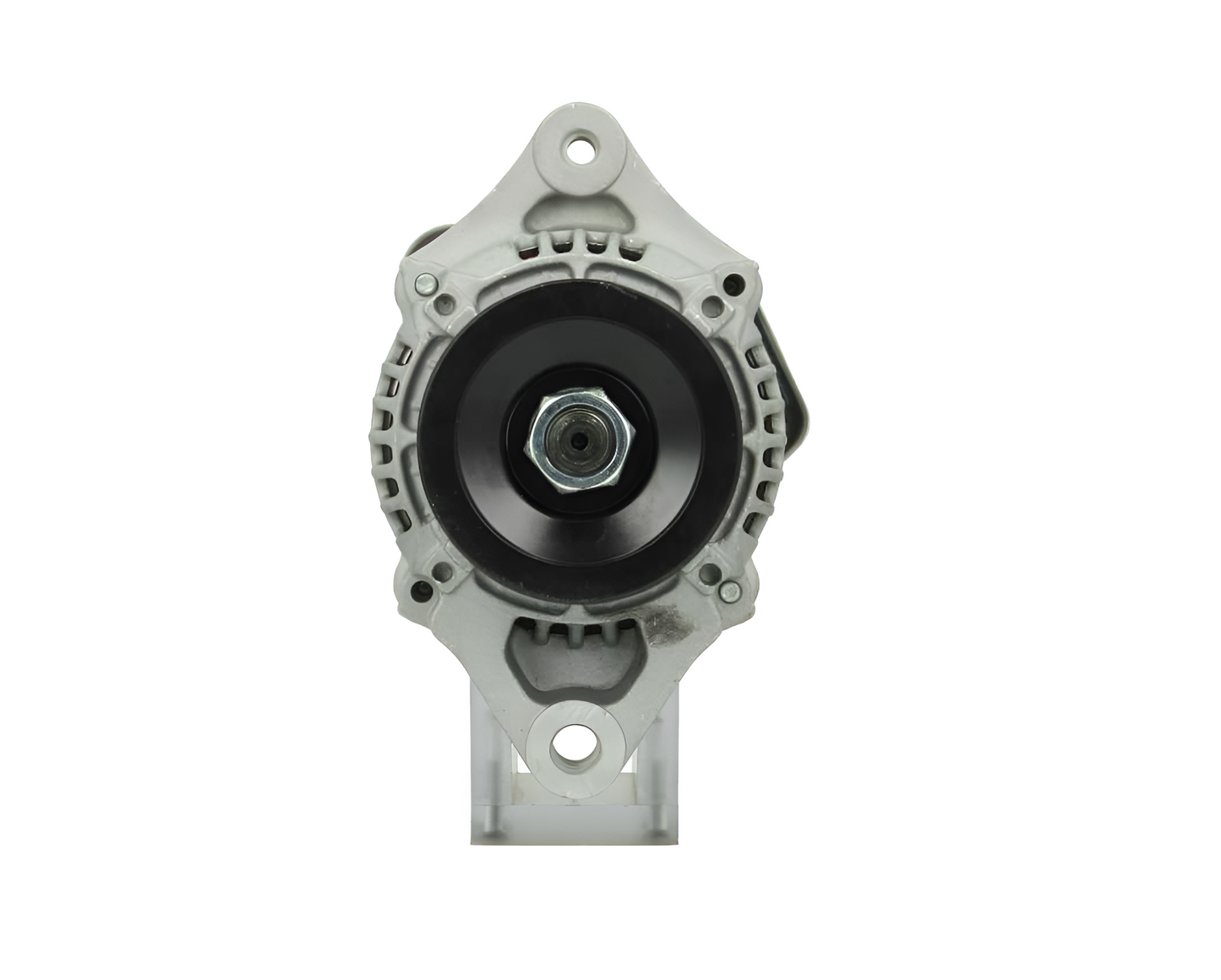 Car alternator on a white background