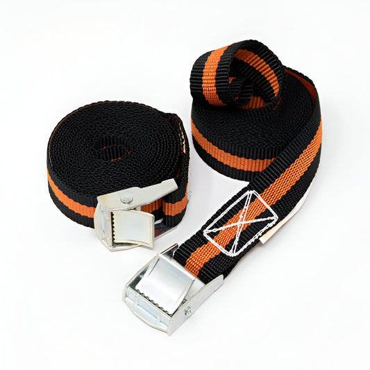 Pair of 200Kg Lock and Release Luggage Straps With Cam Buckles Mayploe MP6072