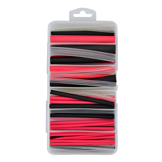 87 Piece Dual-Wall Adhesive-Lined Heatshrink Assortment Kit, 3:1 Ratio, Mixed Colours, Assorted Sizes CTIE CHSK3