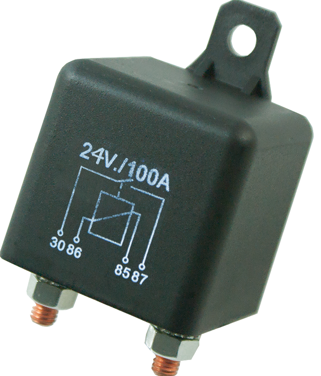 24V 100A Normally Open 2 Pin Heavy Duty Split Charge Stud Relay RLY1074 CurrentCare 02-066