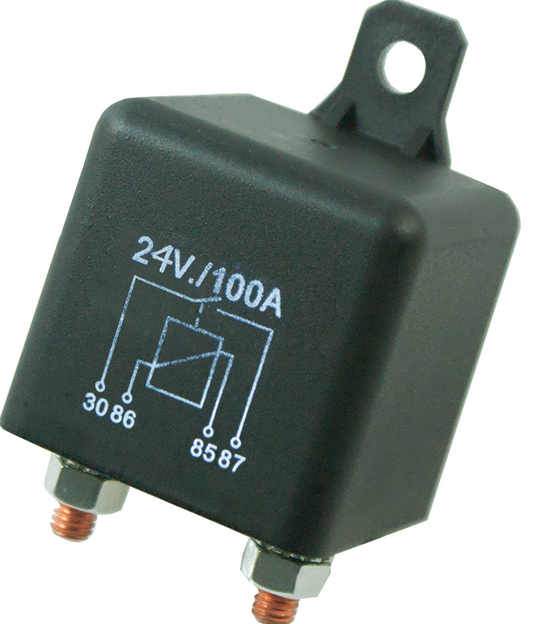 24V 100A Normally Open 2 Pin Heavy Duty Split Charge Stud Relay RLY1074 CurrentCare 02-066