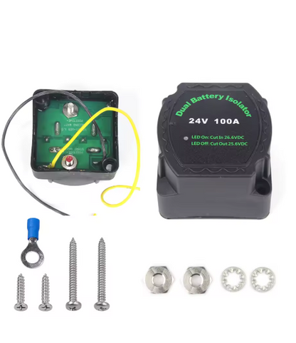 24V 100A Voltage Sensitive Relay (VSR) Smart HD Split Charge Dual Battery Isolator MURE SCR24