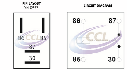 24V 20A Normally Open 4 pin Micro Relay 4 Terminals RLY1302 CurrentCare 13-002