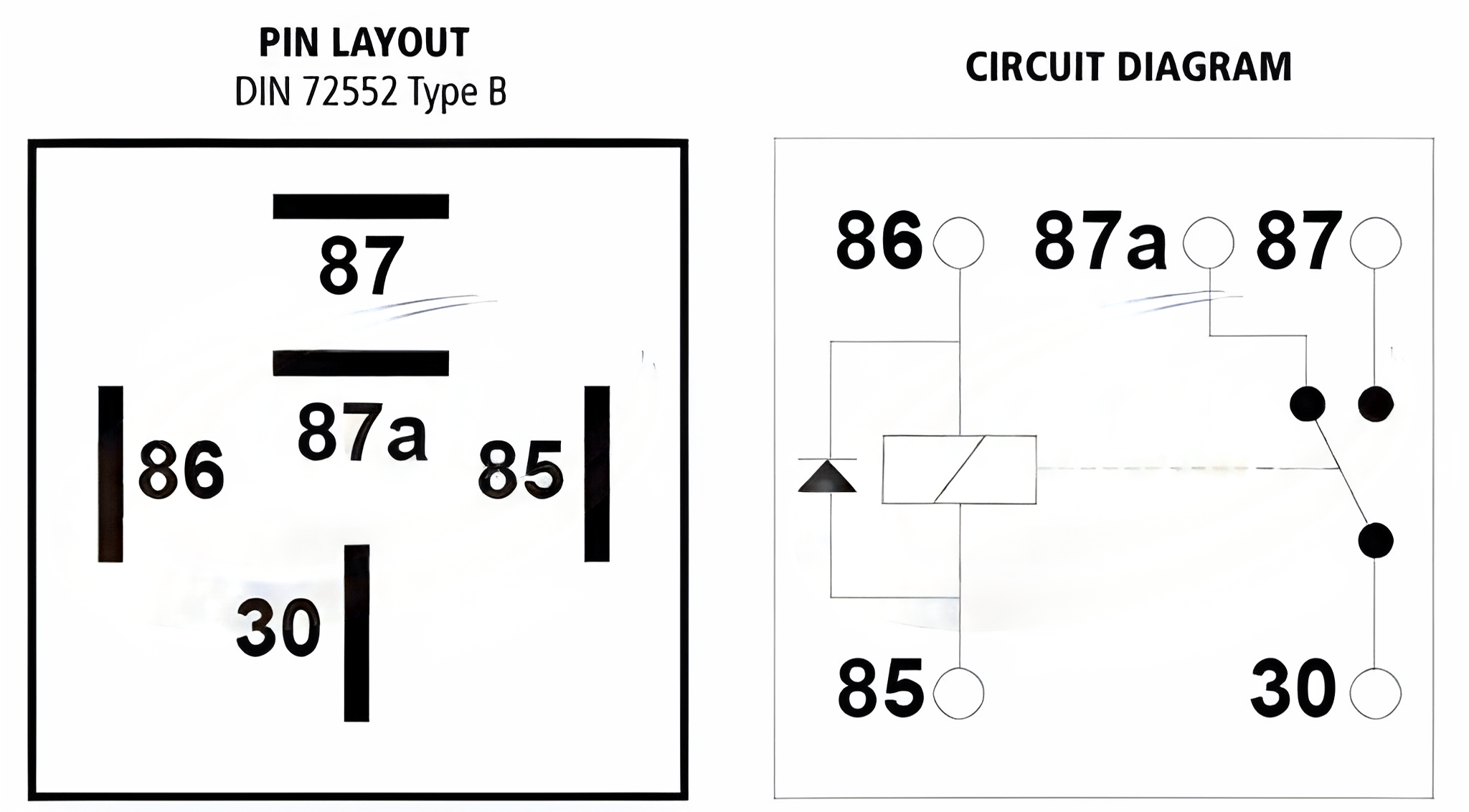 24V 15A Changeover 5 Pin Mini Relay (Diode Protection) Current Care 02 ...