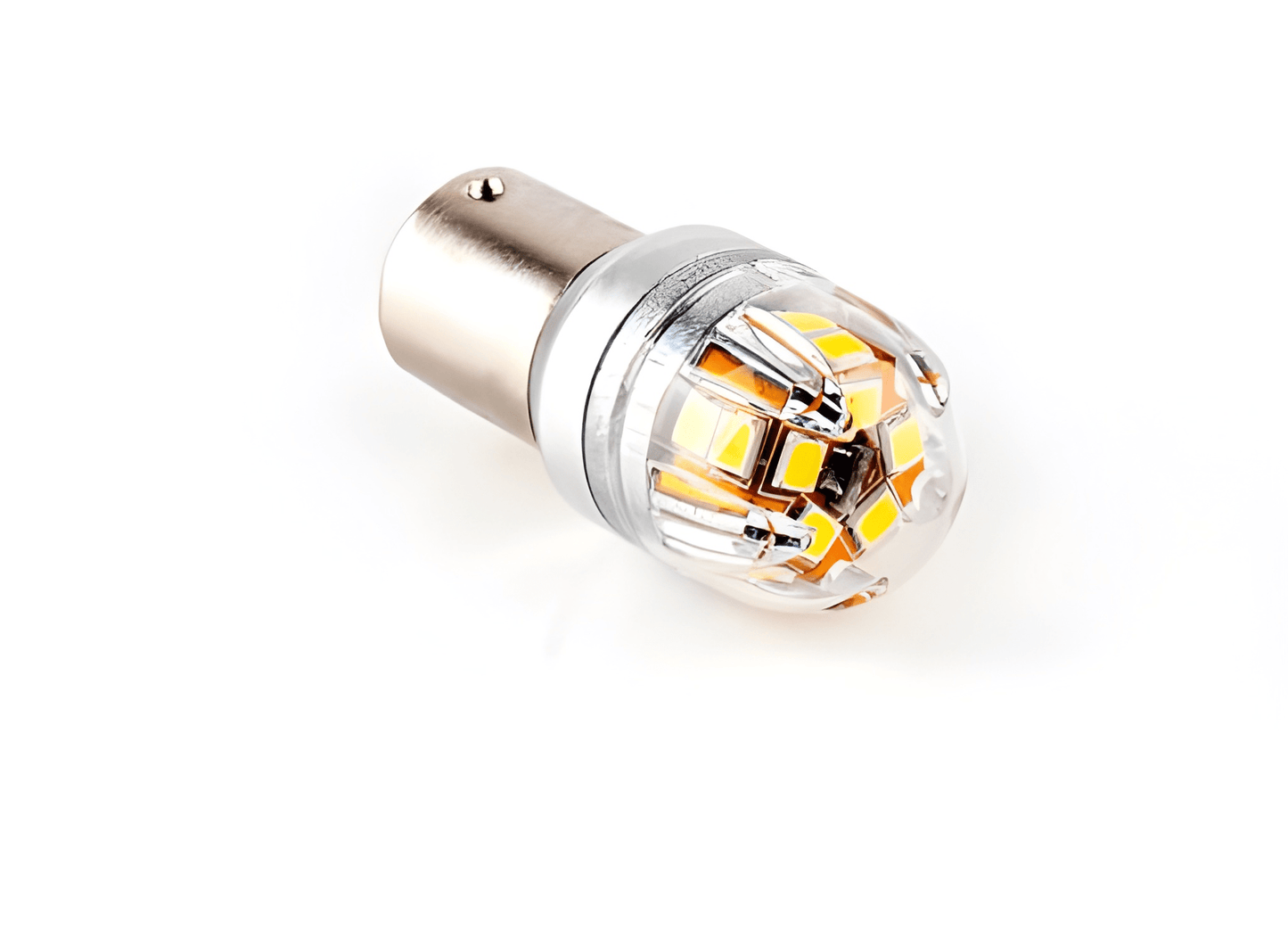 car LED Bulb Type BAY15D Stop & Tail on a white background