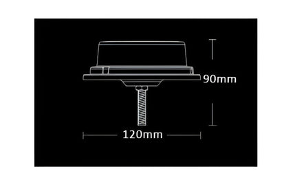 LED Low Profile Pole Mounted Beacon Green Flash LED Global LG699